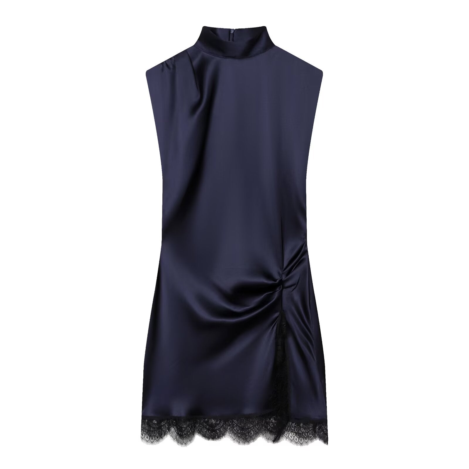 Women's Lace Satin Dress