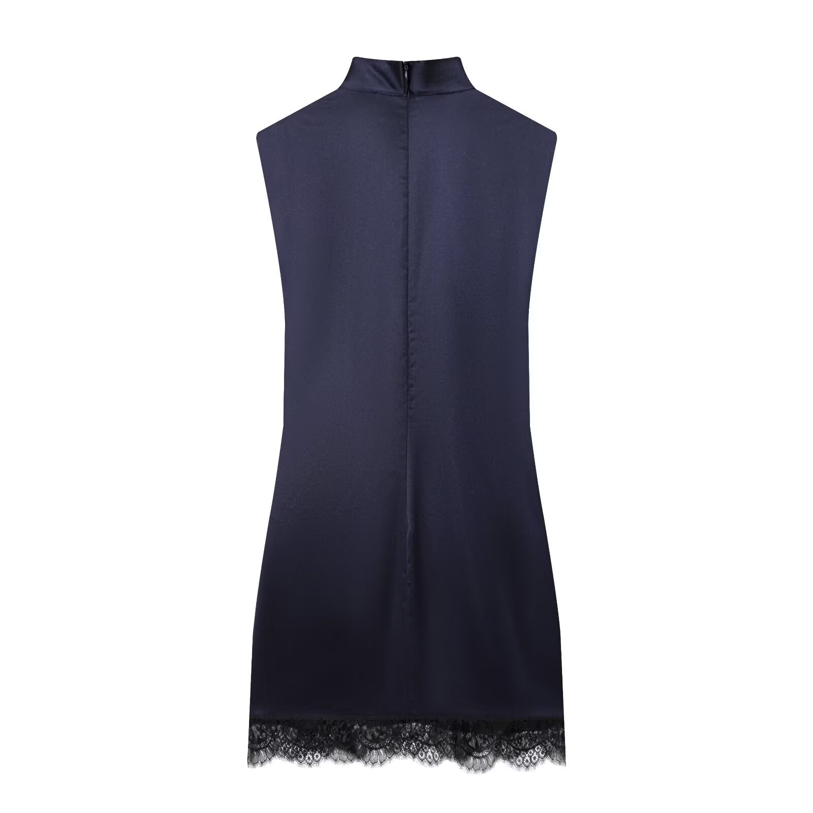 Women's Lace Satin Dress