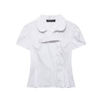 Women's Western Striped Poplin Shirt