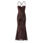 Women's Lace Backless Dress