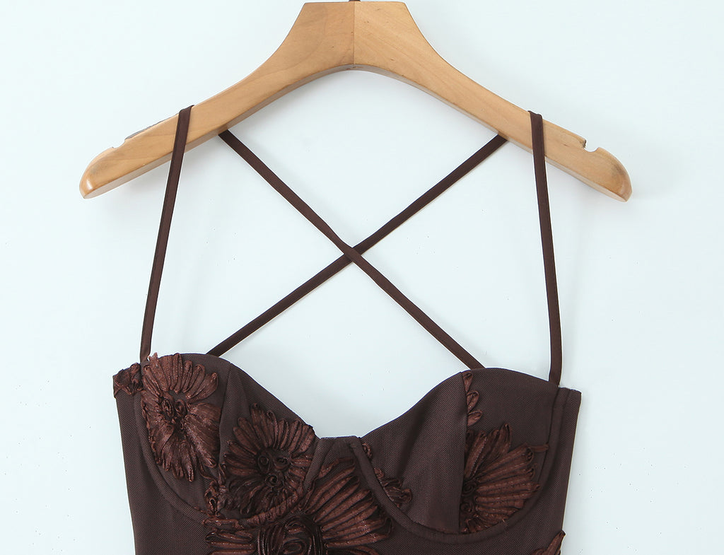 Women's Lace Backless Dress