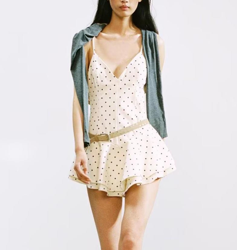 Women's Polka Dot Spring Dress
