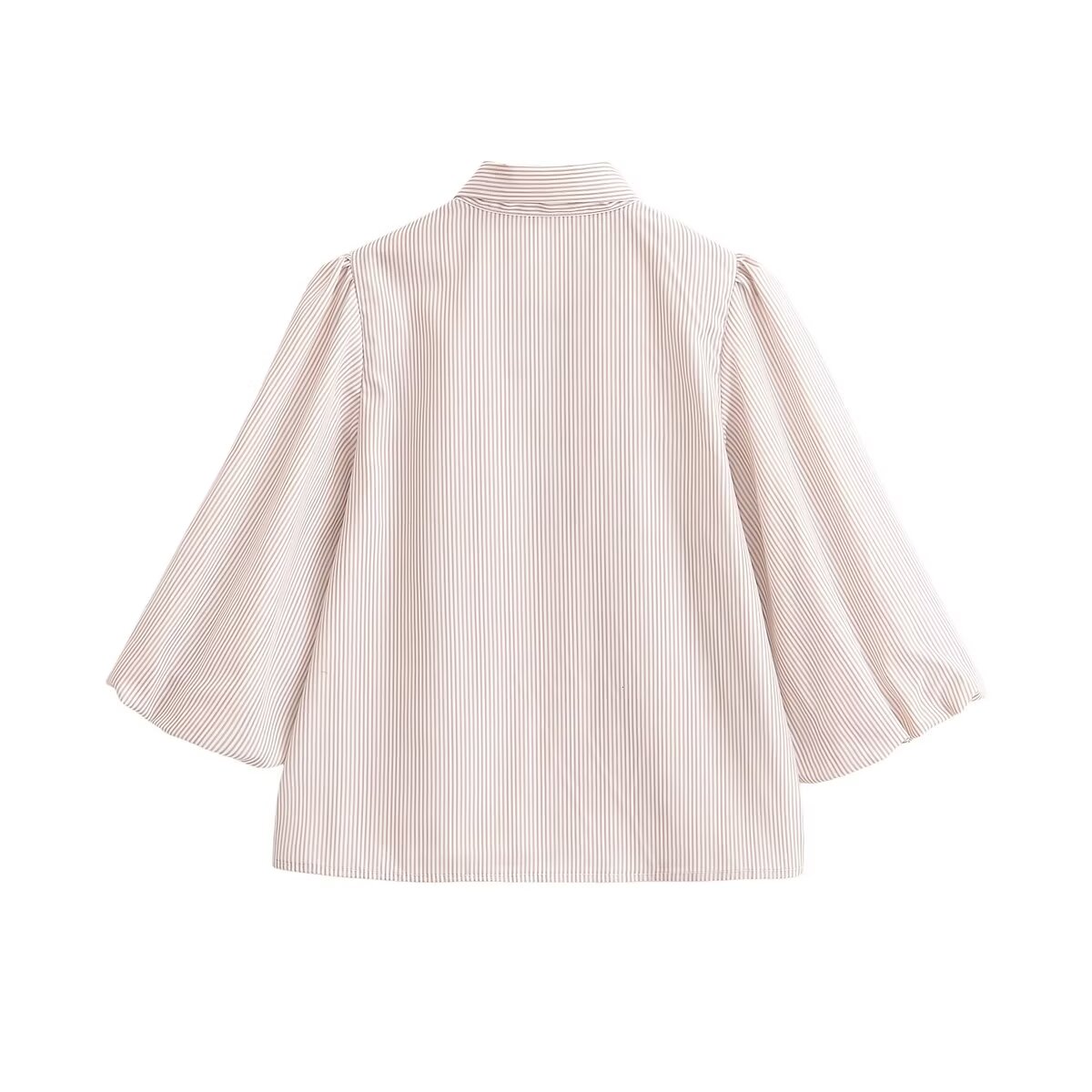 Women's Striped Bow Shirt