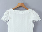 Women Clothing Fashionable All Match Fashionable Lace Cardigan Top
