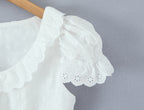 Women Clothing Fashionable All Match Fashionable Lace Cardigan Top