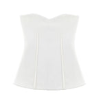 Fashionable Hair Heart Shaped Collar Tank Top