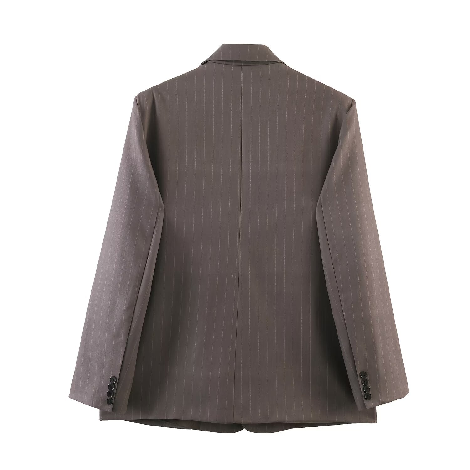 Women Clothing Summer Striped Double Layer Blazer Pants Sets