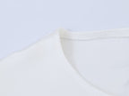Asymmetric Silk Satin Backless Top