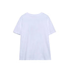 Women's Clothing Summer Simple Loose Girl Portrait Print T Shirt