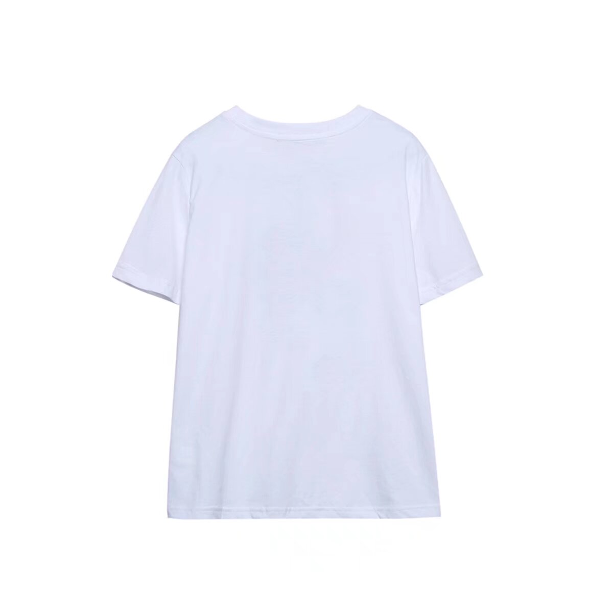 Women's Clothing Summer Simple Loose Girl Portrait Print T Shirt