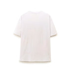 Women's Clothing Summer Simple Loose Cartoon Girl Printed T Shirt