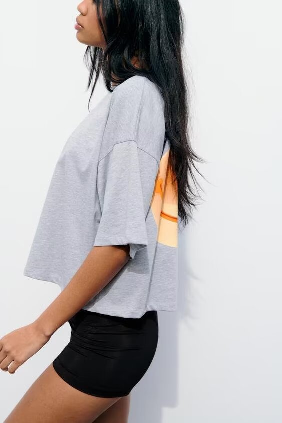 Women's Clothing Summer Trendy Casual Smiley Printed T Shirt