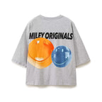 Women's Clothing Summer Trendy Casual Smiley Printed T Shirt