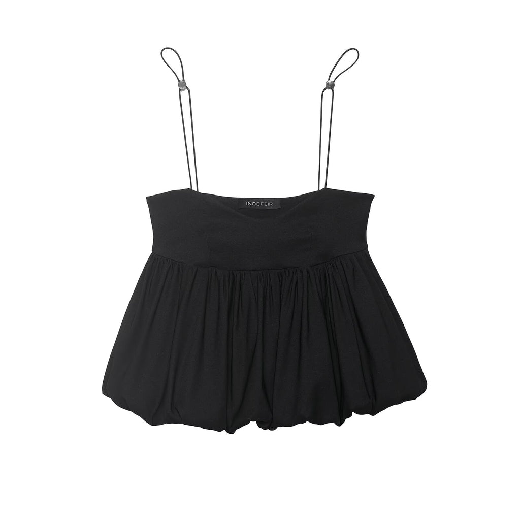 's Cute Youth Looking Balloon Camisole Slim Fit Top