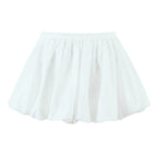 Summer Clothes Elegant Embroidery Low Waist Puffy Bud Skirt