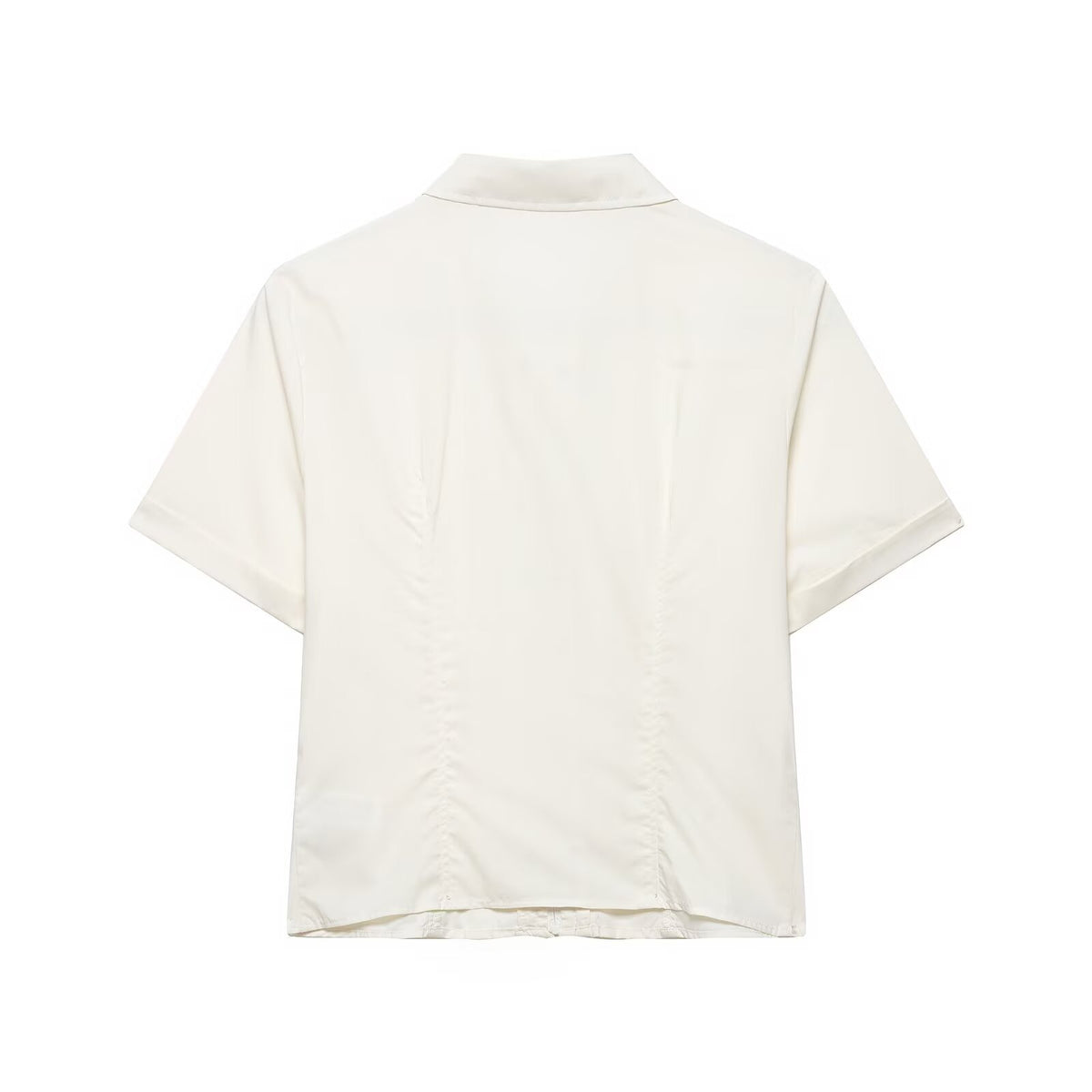 Women's Clothing Spring Rivets Laminated Shirt
