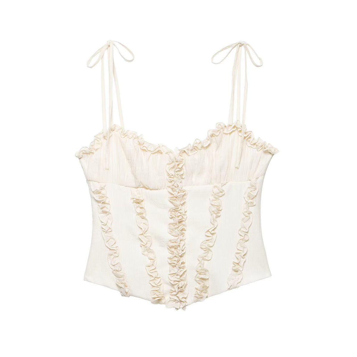 Celebrity Top Product Laminated Decoration Corset Top