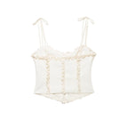 Celebrity Top Product Laminated Decoration Corset Top