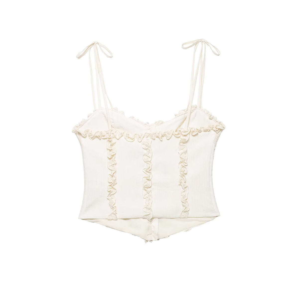 Celebrity Top Product Laminated Decoration Corset Top