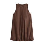 Women Clothing Top Sleeveless Balloon Mini Pettiskirt