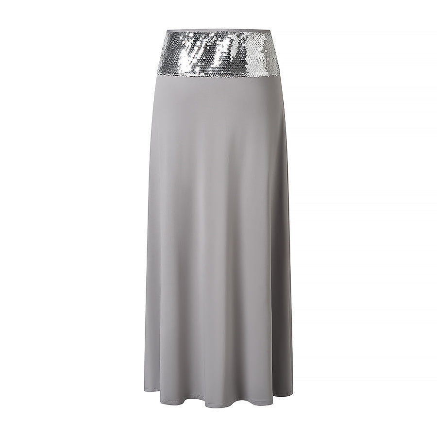 Women Backless Top Vest High Waist Straight Mid Length Skirt Set