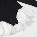 Women's Clothing Top Lace Stitching Bottoming Shirt