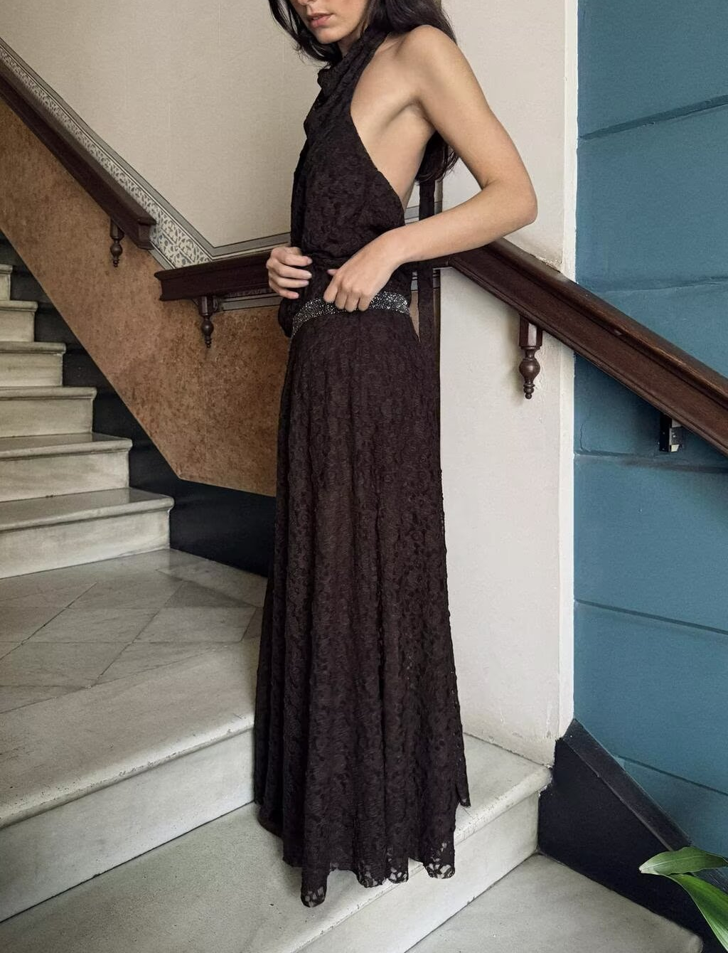 Women's Halter Sleeveless Dress