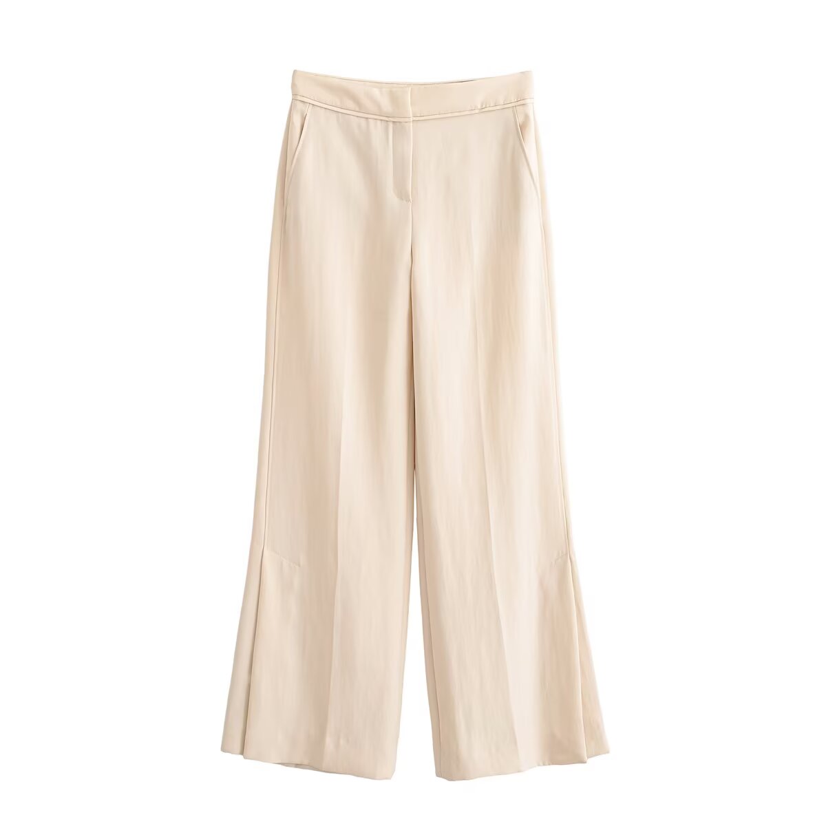 Women Clothing Top Tassel Halter Top Wide Leg Pants Set