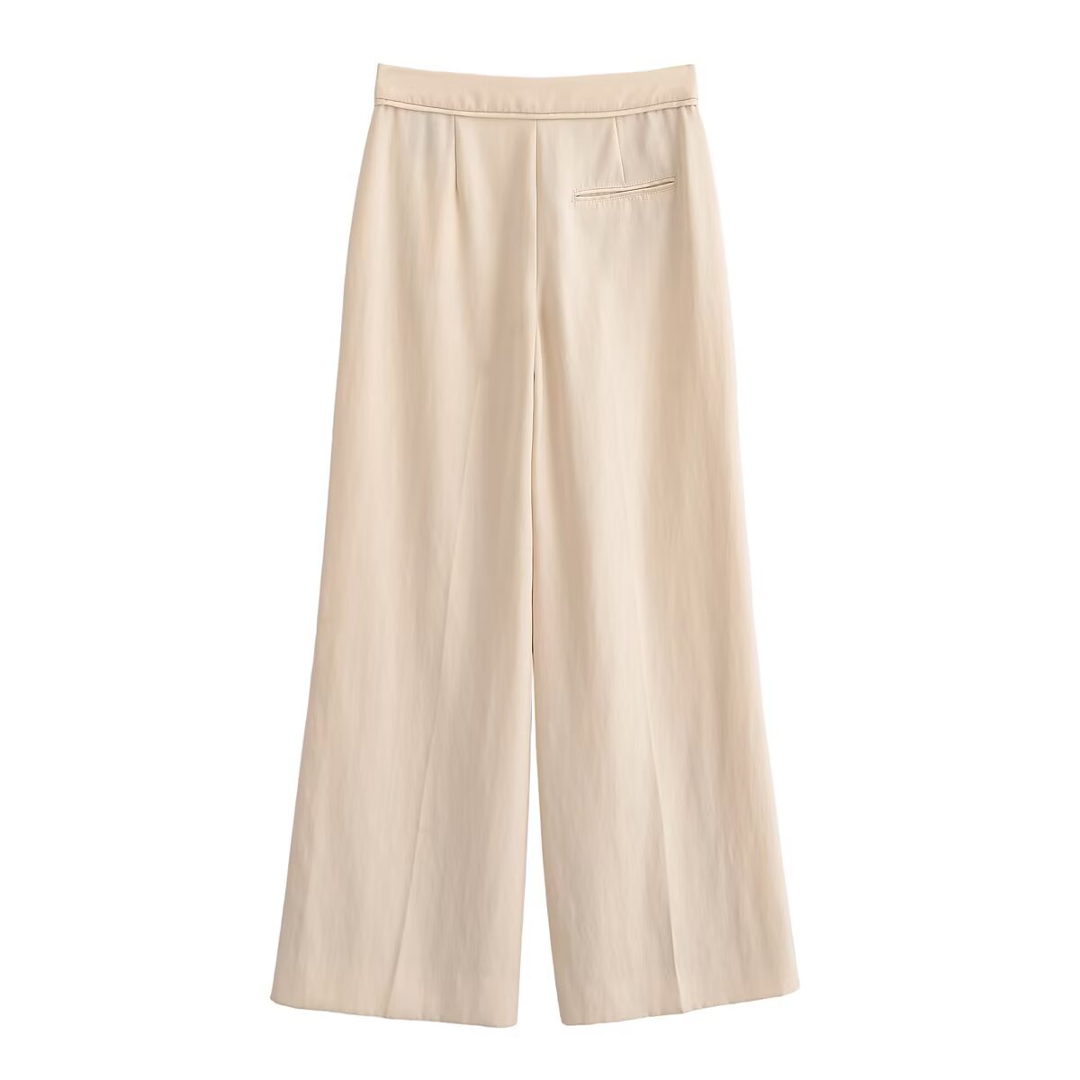 Women Clothing Top Tassel Halter Top Wide Leg Pants Set