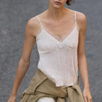 Wind Wrinkle Effect Underwear Top Lingerie