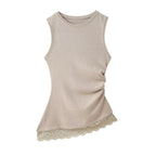 Classic Western Pleated Lace Top