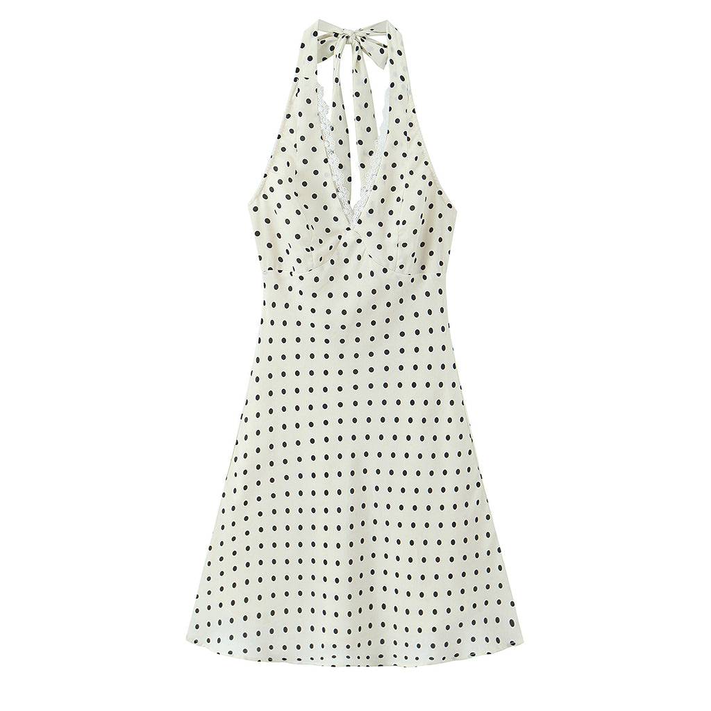 Women's Lace Backless Dress