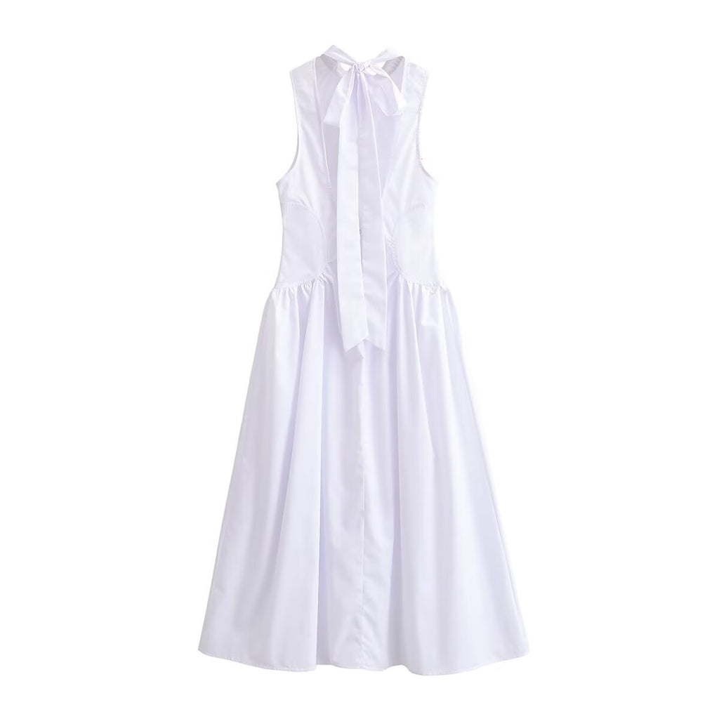 Women's Backless Midi Dress