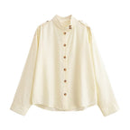 Women's Stand Collar Shirt