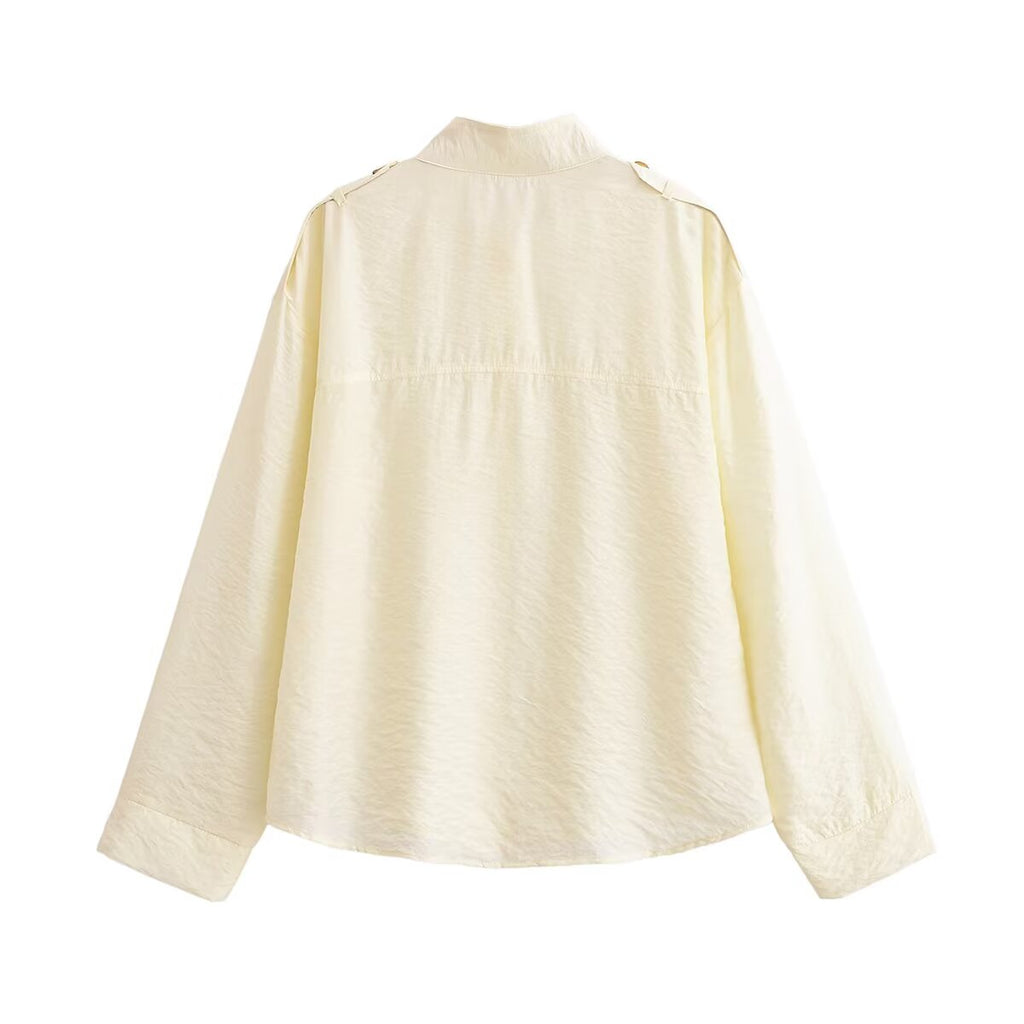 Women's Stand Collar Shirt