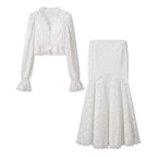 Women's Lace Long Sleeve Dress