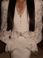 Women's Lace Long Sleeve Dress
