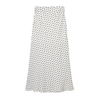 Women Spring Clothing Casual Suit Polka Dot Strap Mid Length Skirt Set