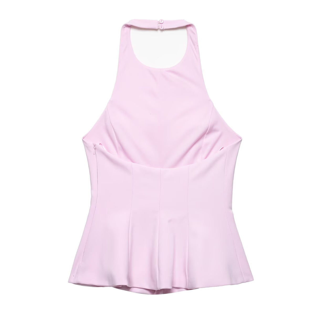 Women's Short Skirt Hem Stretch Vest