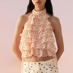 Women's Collared Vest Top
