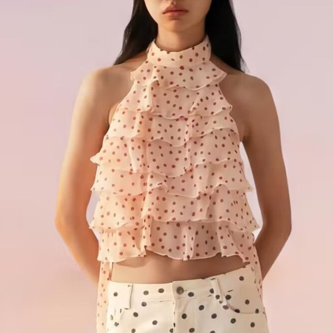 Women's Collared Vest Top