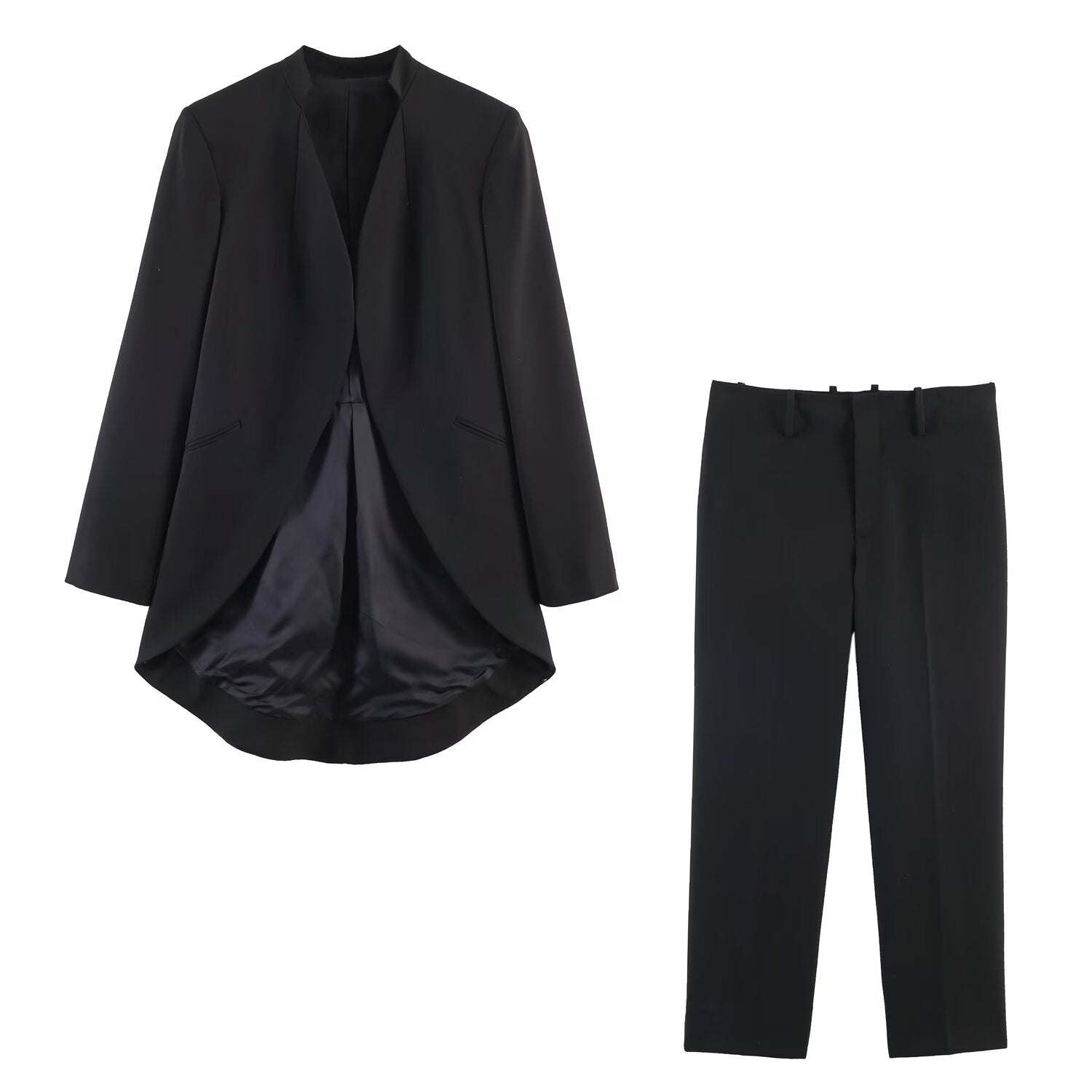 Women Clothing Spring Minimalist Blazer Trousers