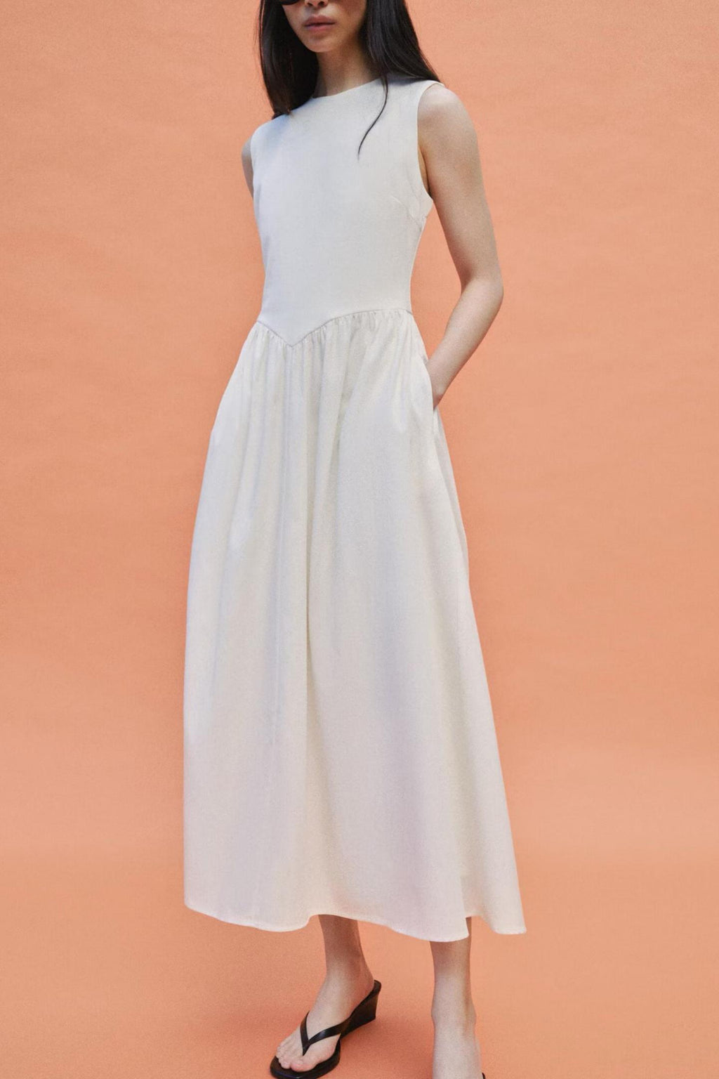 Women's Midi Sleeveless Dress