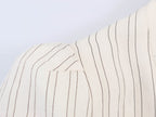 Spring Women Street Striped Hem Blazer