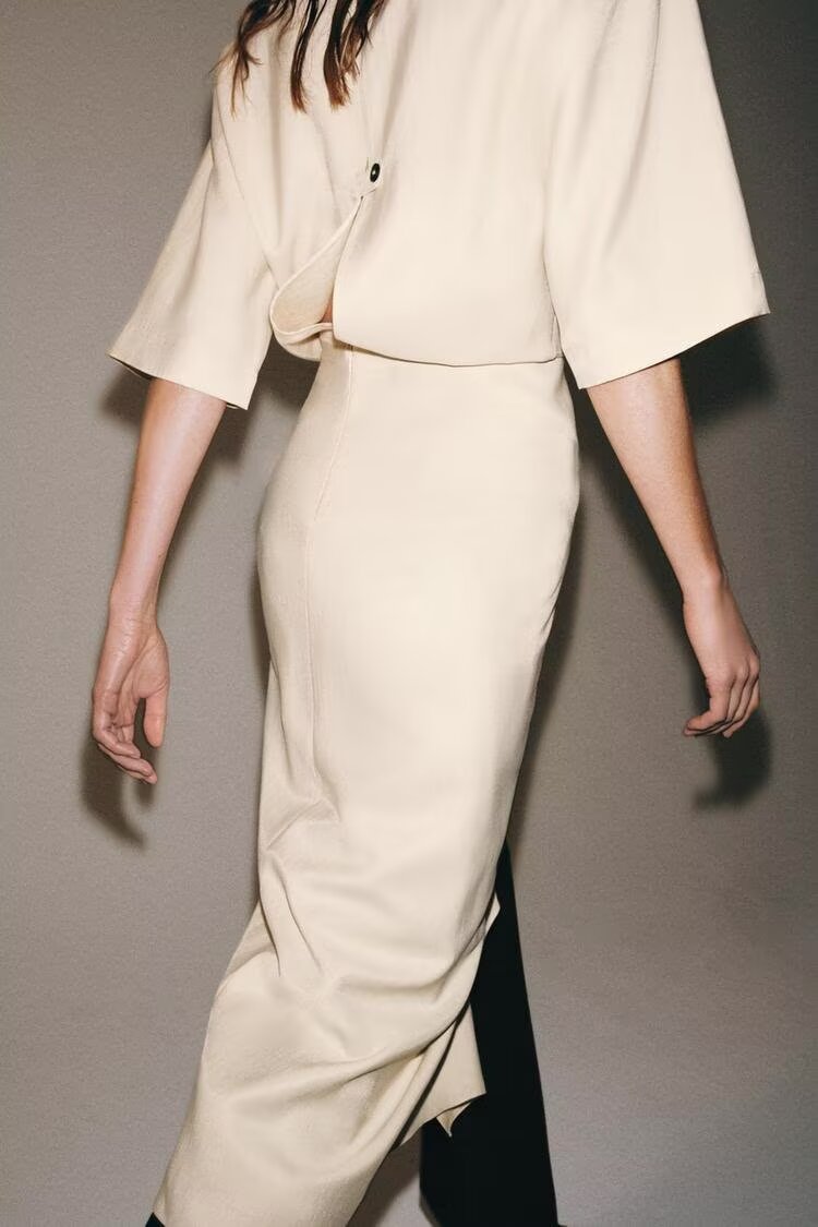 Women's Midi Pleated Dress