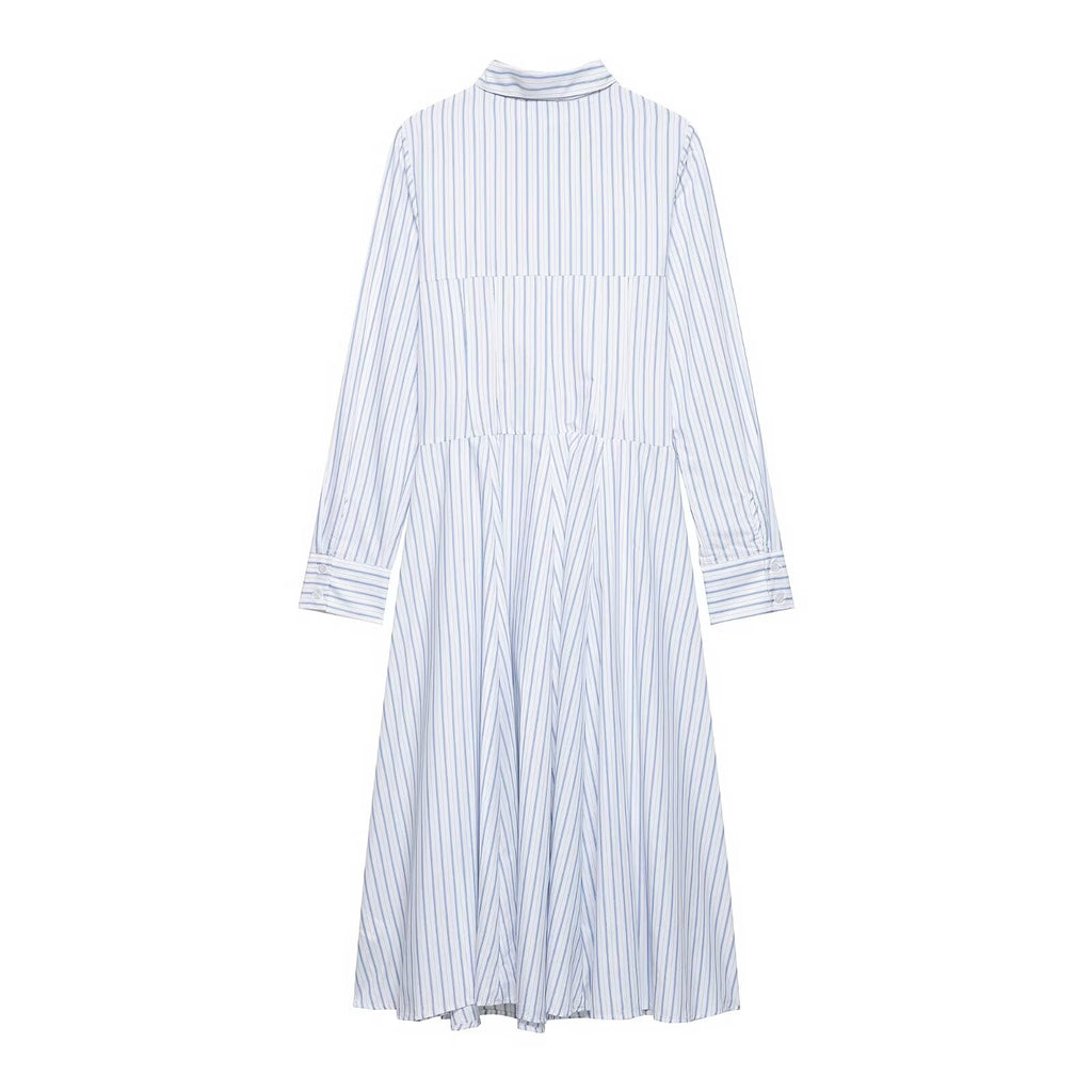 Women's Midi Striped Dress