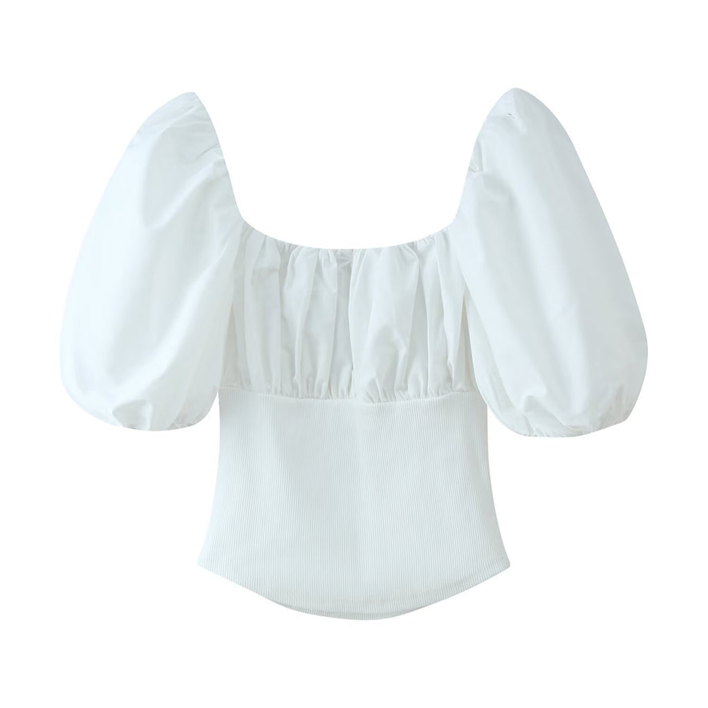 Women's Balloon-Sleeve Blouse