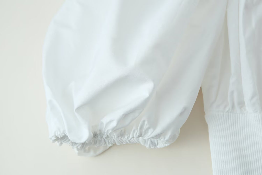 Women's Balloon-Sleeve Blouse