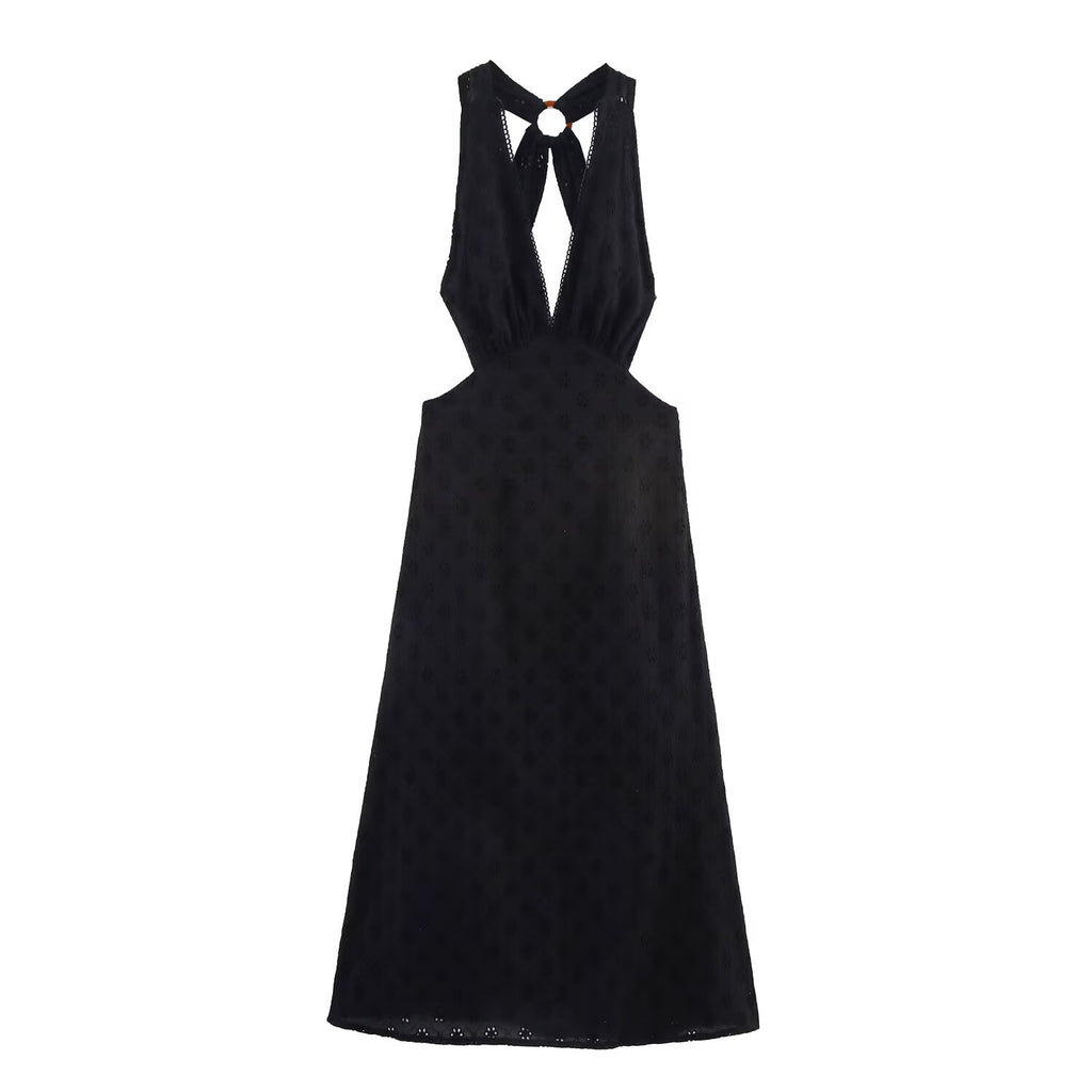 Women's Halter Sleeveless Dress