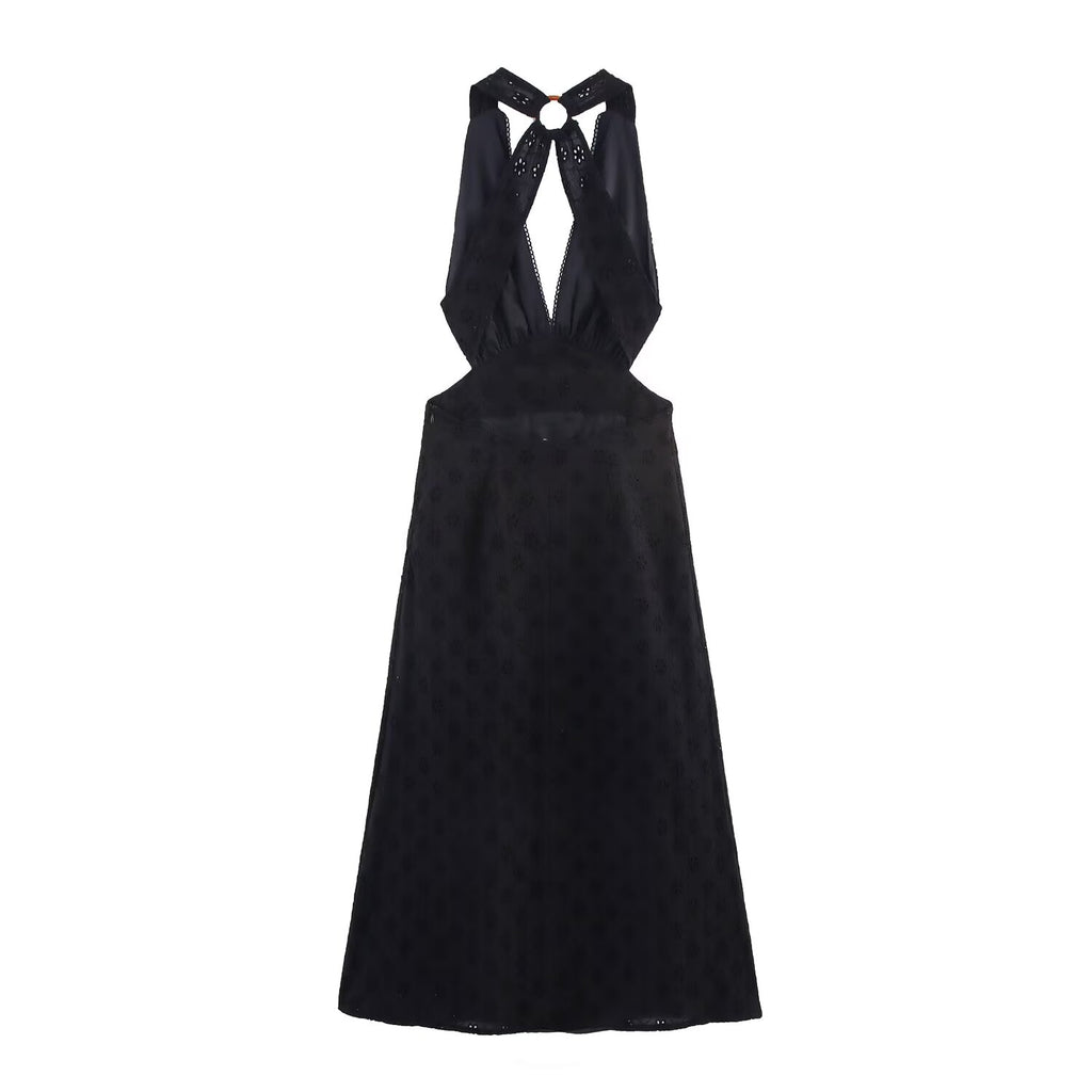 Women's Halter Sleeveless Dress